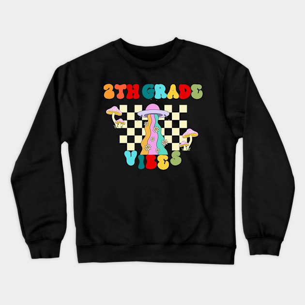 second grade vibes Crewneck Sweatshirt by owdinop